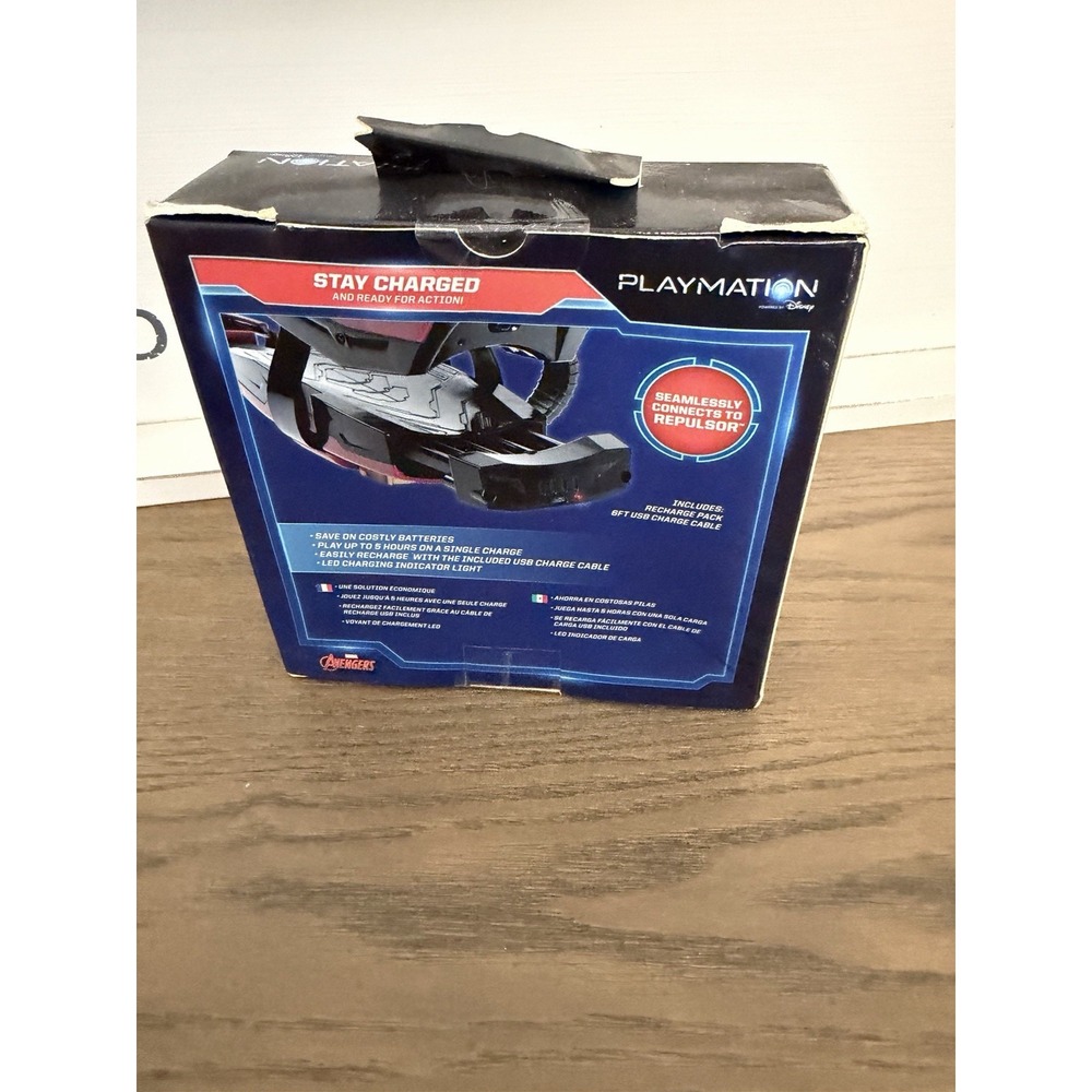 Playmation Marvel Avengers Recharge Pack PowerA Repulsor Charger Dock USB New - Picture 4 of 7